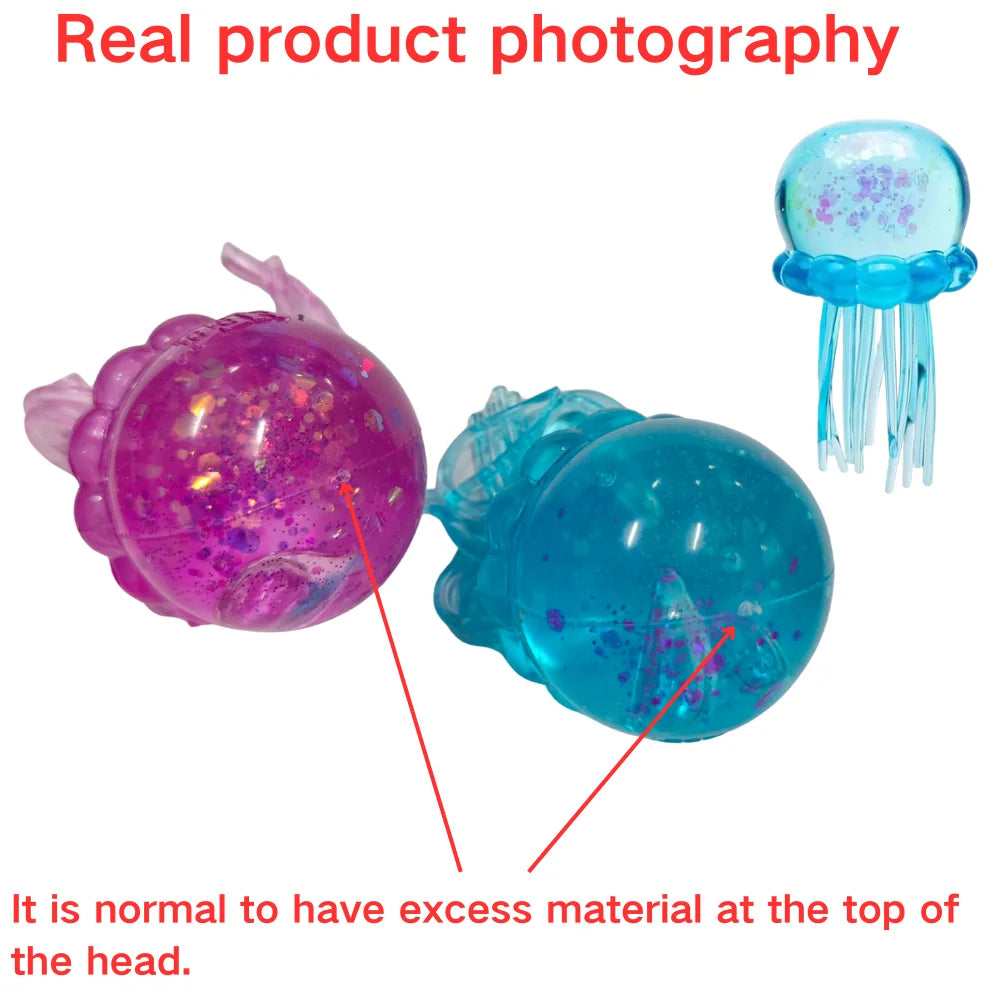 Needoh Fuzz Ball Jellyfish Squishy — Ocean‑Inspired Stress Relief in Every Squeeze