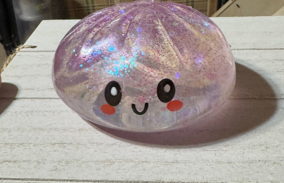 Glitter Dumpling Squishy Stress Toy