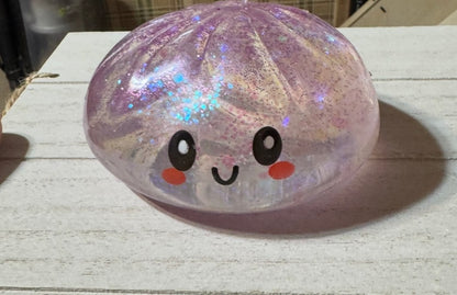 Glitter Dumpling Squishy Stress Toy