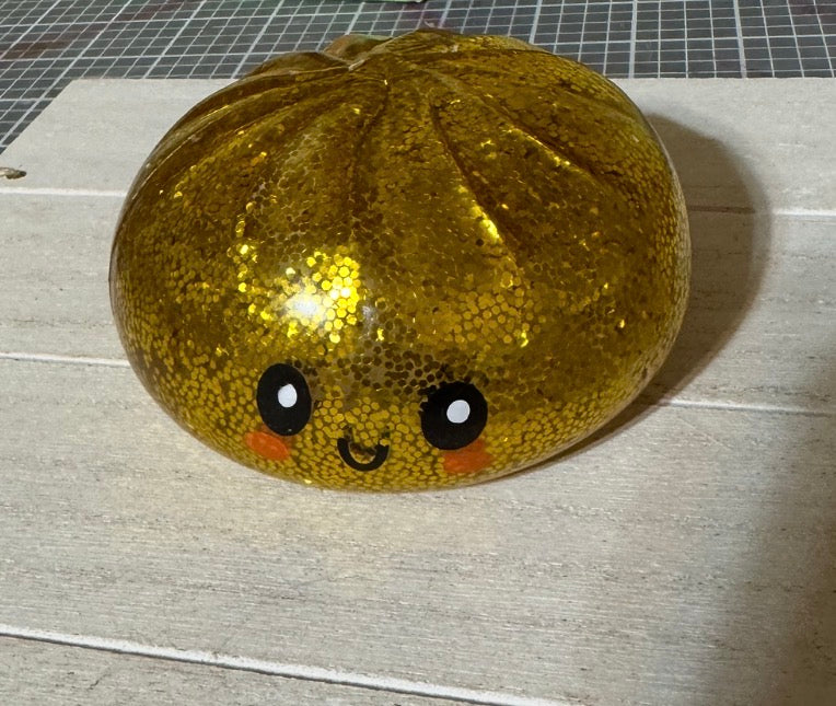 Glitter Dumpling Squishy Stress Toy