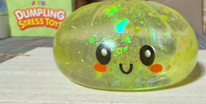 Glitter Dumpling Squishy Stress Toy