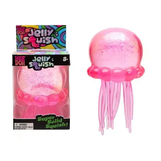 Needoh Fuzz Ball Jellyfish Squishy — Ocean‑Inspired Stress Relief in Every Squeeze