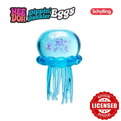 Needoh Fuzz Ball Jellyfish Squishy — Ocean‑Inspired Stress Relief in Every Squeeze