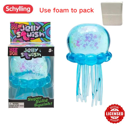 Needoh Fuzz Ball Jellyfish Squishy — Ocean‑Inspired Stress Relief in Every Squeeze