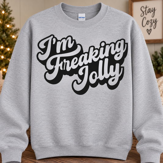 Freakin' Jolly Christmas Graphic T-Shirt