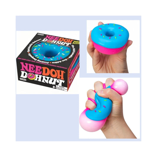 Schylling NeeDoh Jelly Donut Squeeze Toy
